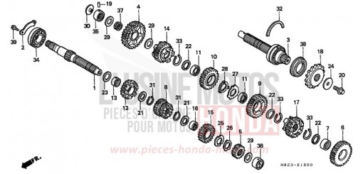 BOITE DE VITESSES CB600FX de 1999